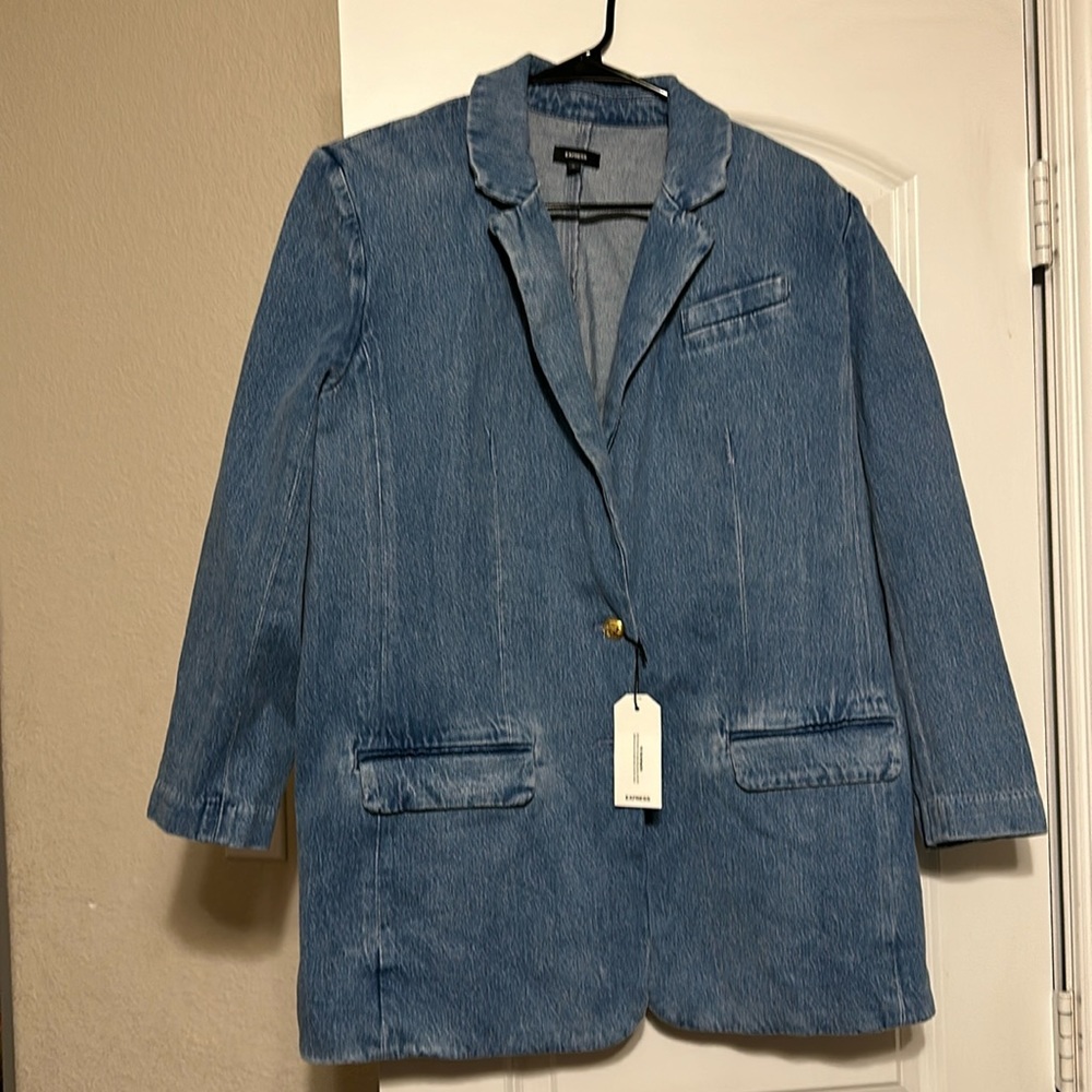 Denim blazer